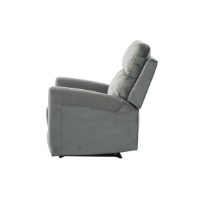 PRZEDSPRZEDAŻ -15% do 09.10 ! Fotel wypoczynkowy rozkładany velvet (szary) Furnitex 7