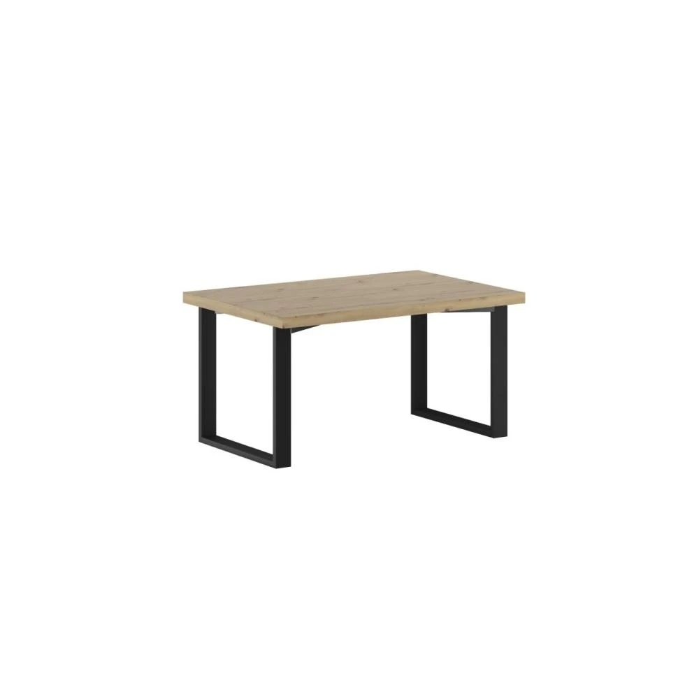 Ława (dąb artisan + nogi U) 67x101 Furnitex