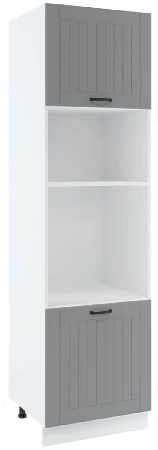 60 dolna słupek zabudowa piekarnika zlicowanego z linią blatu i mikrofalówki wys. 235.7 cm Layman