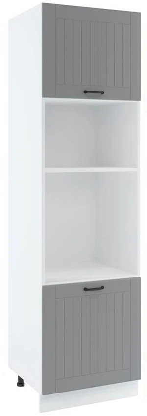 60 dolna słupek zabudowa piekarnika zlicowanego z linią blatu i mikrofalówki wys. 235.7 cm Layman 1