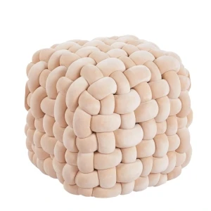 Puf velvet (beżowy) Furnitex 1