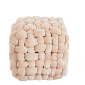 Puf velvet (beżowy) Furnitex 2