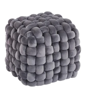 Puf velvet (szary) Furnitex 1