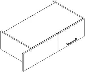 Górna nadstawka nad słupek narożny lewa 115/29 (podnośnik z reg. mocy) KAM 1