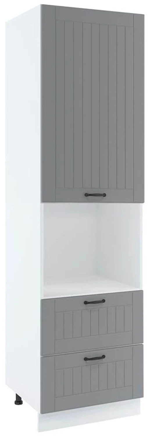 60 dolna słupek zabudowa piekarnika kompaktowego, 2 szuflady wys. 235.7 cm Layman