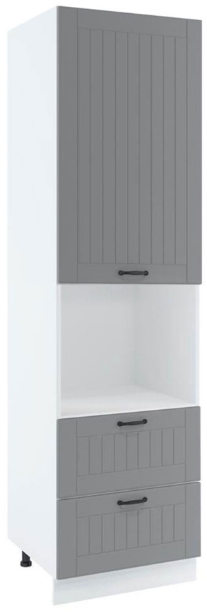60 dolna słupek zabudowa piekarnika kompaktowego, 2 szuflady wys. 235.7 cm