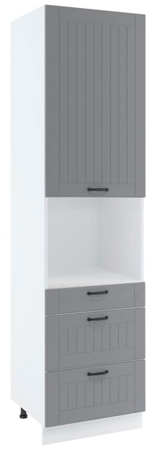 60 dolna słupek zabudowa piekarnika kompaktowego, 3 szuflady wys. 235.7 cm