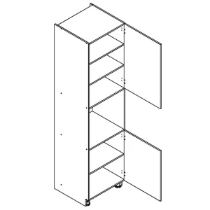 60 dolna słupek zabudowa piekarnika wys 213.7 cm Layman 3