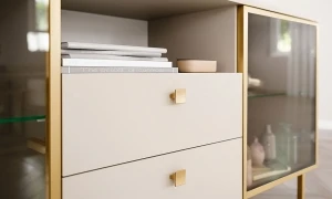 Komoda kaszmir ze złotem Kiss K-KOM1 Layman 5