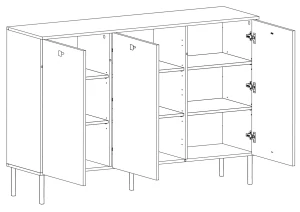 Piękna i nowoczesna komoda do salonu Kiss K-KOM3 Layman 2