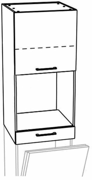 Górna nad zmywarkę do zabudowy piekarnika, wys 118 cm