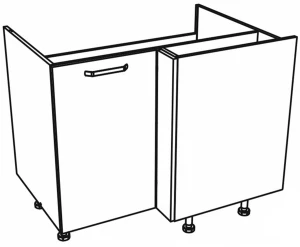 100 dolna narożna zlewozmywakowa prawa KAM 1