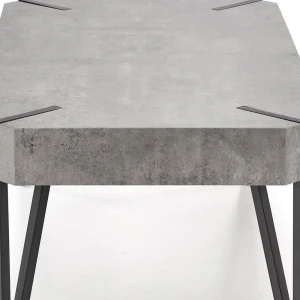 EMILY ława beton / czarny Halmar 4
