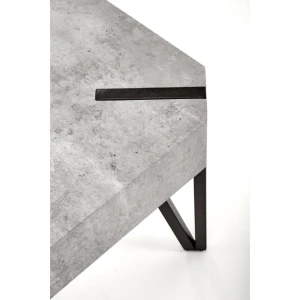 EMILY ława beton / czarny Halmar 7