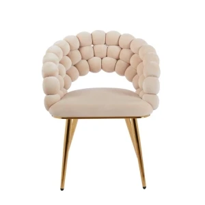 Krzesło velvet (beżowe) Furnitex 2