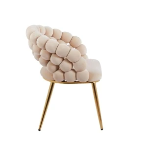 Krzesło velvet (beżowe) Furnitex 3