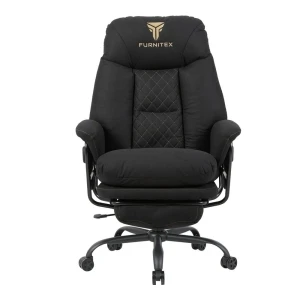 Fotel obrotowy gamingowy - czarny Furnitex 4
