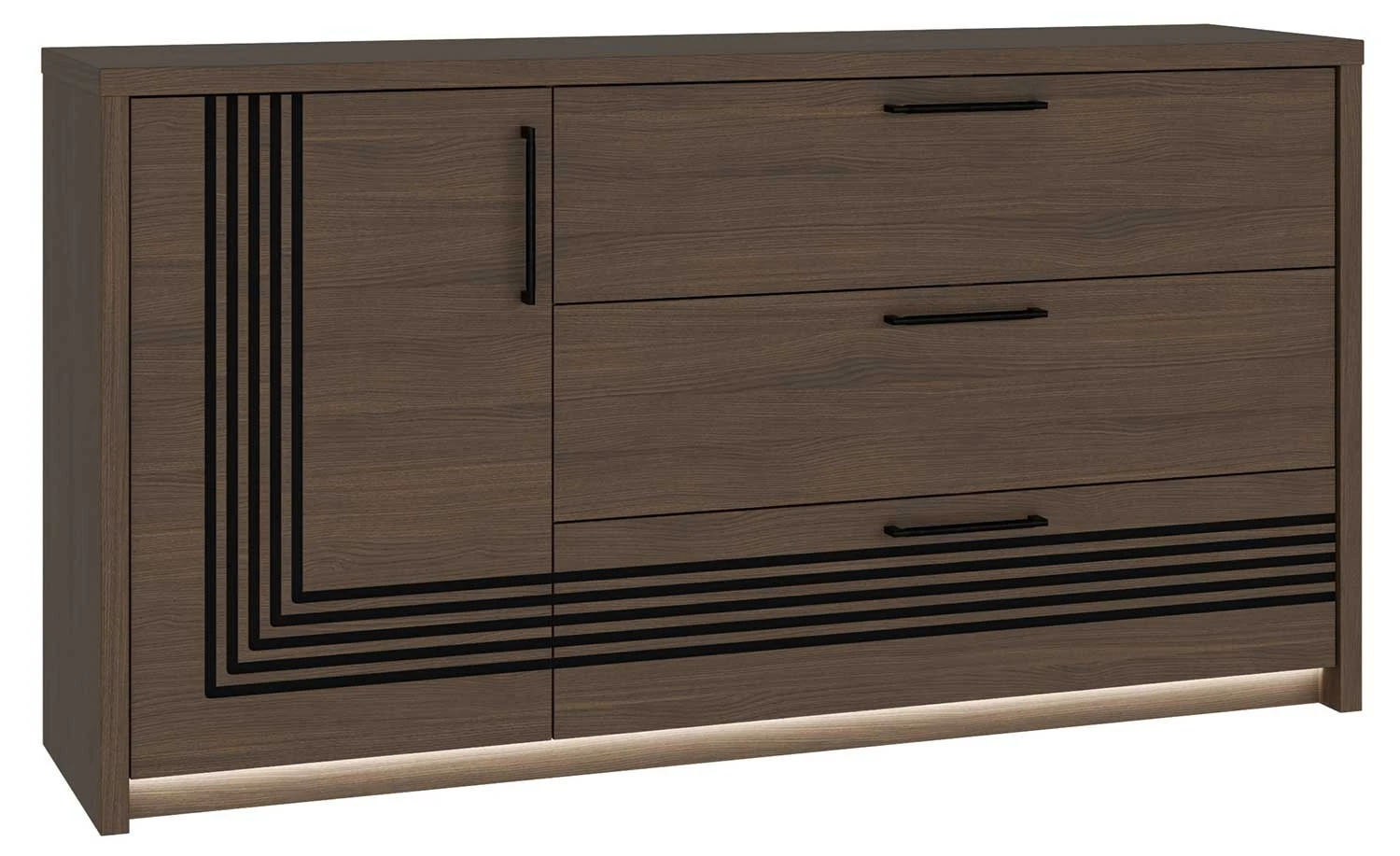Duża komoda L Eufemius EUFK222L-D131 Meble Forte