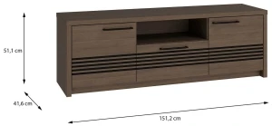 Szafka RTV Eufemius EUFT131-D131 Meble Forte 8