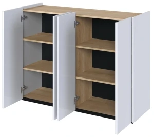 Biała komoda z oświetleniem Easy EA-02 Lenart Meble 2