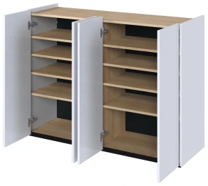 Biała komoda z oświetleniem Easy EA-02 Lenart Meble 4