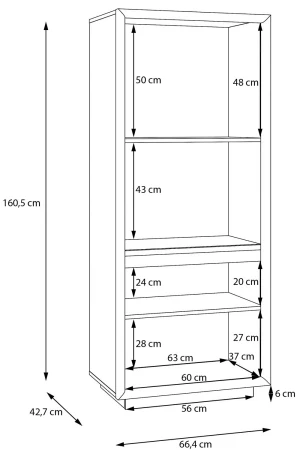 Witryna Ficar FCRV612B-Q288 Meble Forte 8
