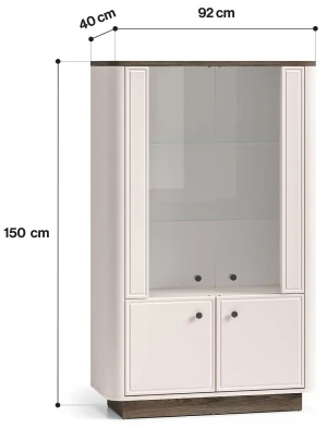 Szeroka witryna Vilavio 02 ML Meble 3