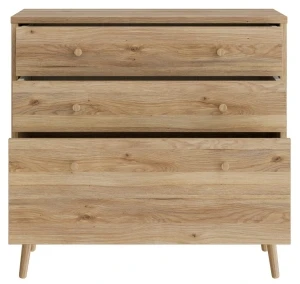Komoda z szufladami w kolorze dąb mauvella Harllson HLTK211EC-D108 Meble Forte 5