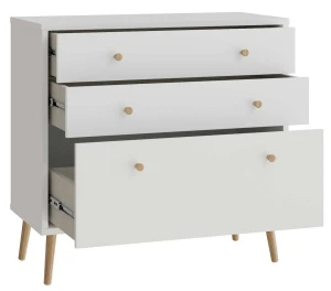 Komoda z szufladami w kolorze białym Harllson HLTK211EC-Z12A Meble Forte 4