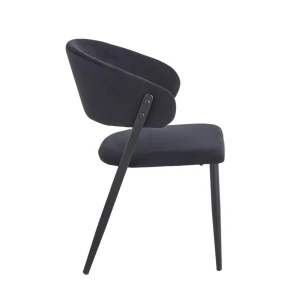 Krzesło czarne velvet Riviera 100 Furnitex 3