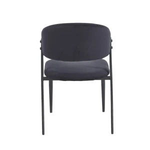 Krzesło czarne velvet Riviera 100 Furnitex 4