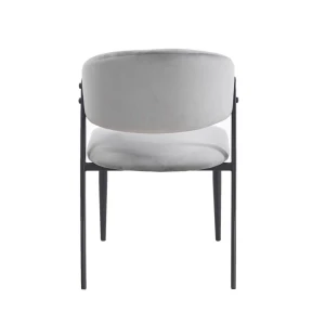 Krzesło szare velvet Riviera 91 Furnitex 2