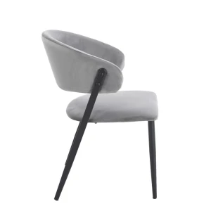 Krzesło szare velvet Riviera 91 Furnitex 3