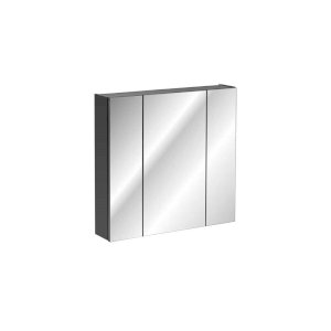 Szafka z lustrem 3D 80cm Monako Grey