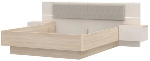 Łóżko 160x200  (bez materaca i stelarzu) Panoptik PNPL3161B-Q203 Meble Forte 5