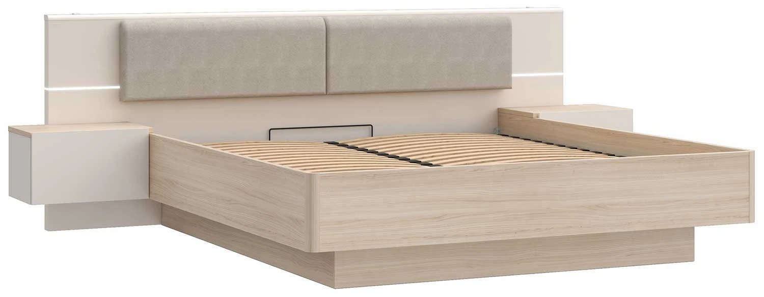 Łóżko 180x200 z podnoszonym stelarzem (bez materaca) Panoptik PNPL3182B-Q203 Meble Forte