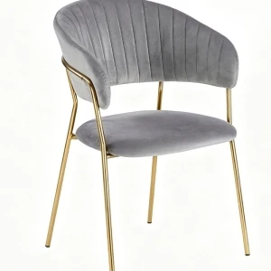 Krzesło velvet - Riviera 91 szare Furnitex 1