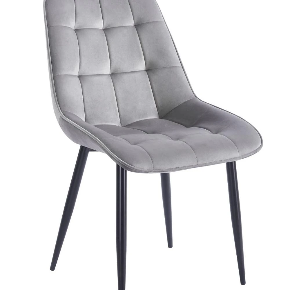Krzesło velvet - Riviera 91 szare Furnitex
