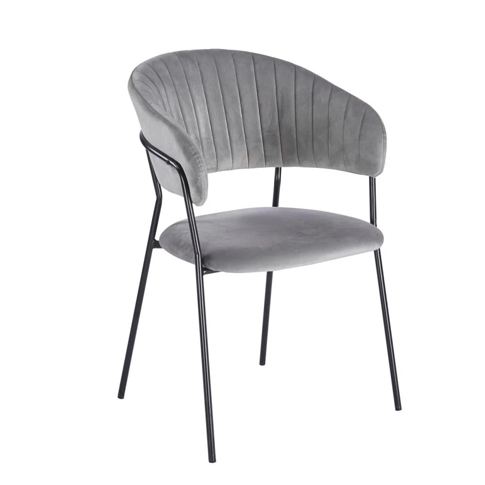 Krzesło velvet - Riviera 91 szare Furnitex