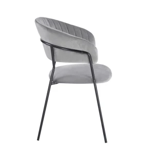 Krzesło velvet - Riviera 91 szare Furnitex 2
