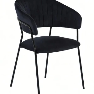 Krzesło velvet - Riviera 100 czarne Furnitex 1