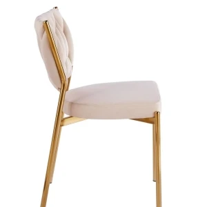 Krzesło velvet - Riviera 06 beżowe Furnitex 2