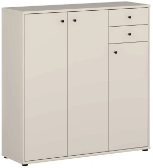 Pojemna komoda w kolorze piaskowym Archbox T2KK10-U60 Meble Forte 1