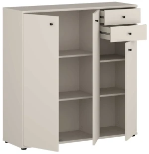 Pojemna komoda w kolorze piaskowym Archbox T2KK10-U60 Meble Forte 4