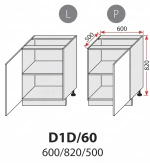 dolna jedne drzwi Gama Meble 6
