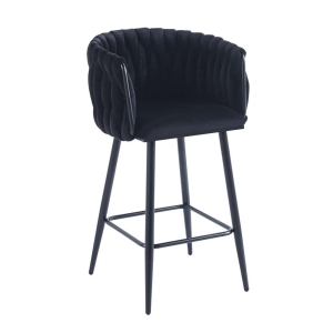 Hoker velvet - Riviera 100 czarny