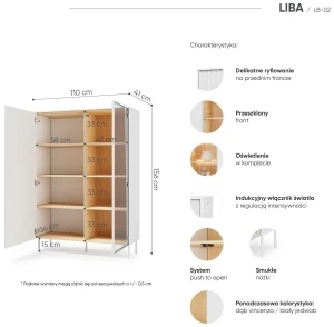 Szeroka witryna Liba LB-02 Lenart Meble 3