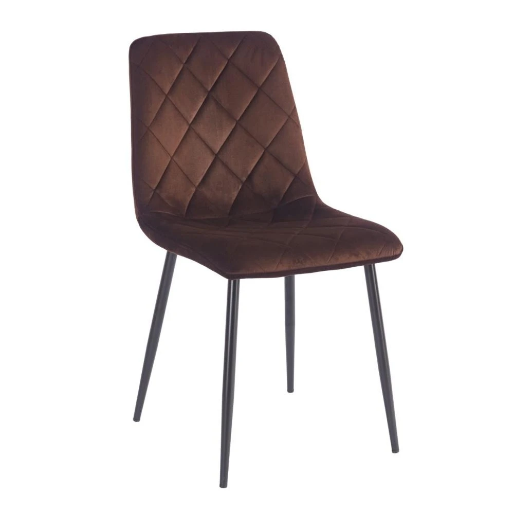 Krzesło velvet - Riviera 28 brązowe Furnitex