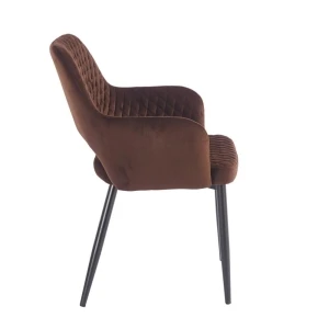Krzesło velvet - Riviera 28 brązowe Furnitex 4