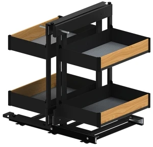 dolny narożnik wsuwny prawy z koszem Maxima Puro Corner Comfort Gama Meble 2